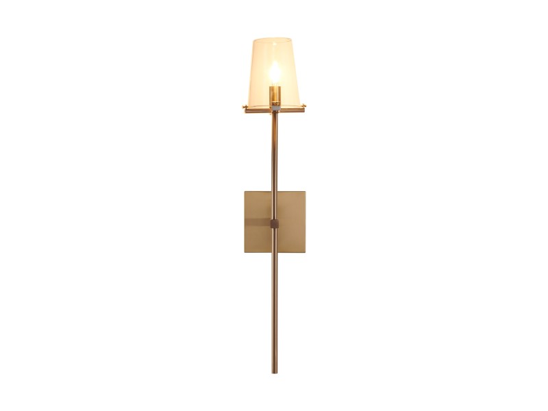 Lampa ścienna CLASSICO złota szklany klosz 62 cm Step Into Design