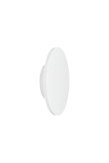 Lampa ścienna NYX 20 cm - LED okrągła, metalowa, biała - Step Into Design