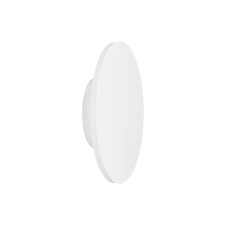 Lampa ścienna NYX 20 cm - LED okrągła, metalowa, biała - Step Into Design