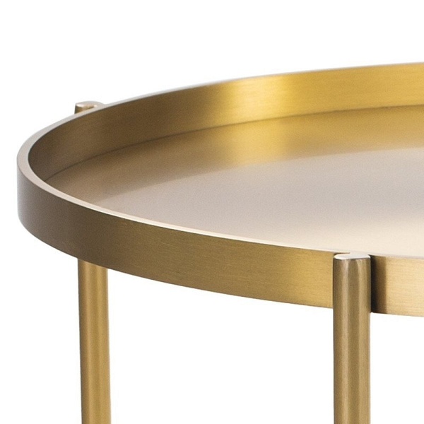 Stolik kawowy MOON mosiądz Step Into Design