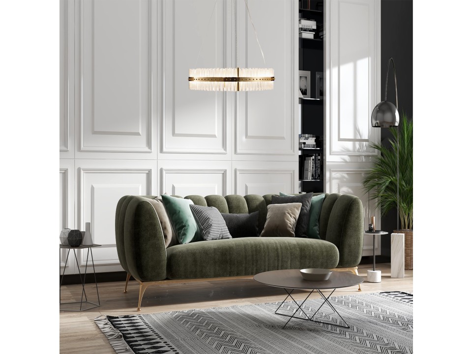 Lampa wisząca AURA LED złota 85 cm Step Into Design