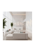 Lampa ścienna NYX 15 – LED okrągła, metalowa, biała - Step Into Design