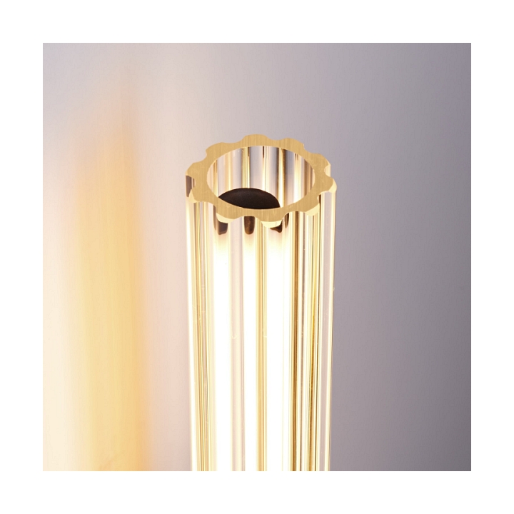 Lampa ścienna VERTI 40 cm - LED, transparentna tuba - Step Into Design