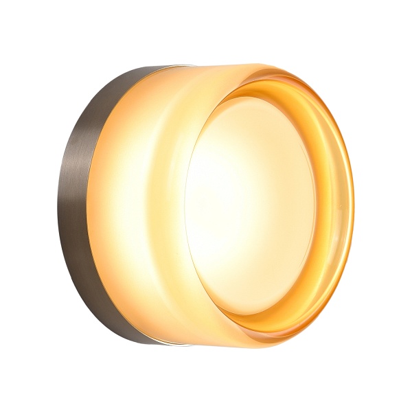 Lampa ścienna CANDY LED 13,5 cm bursztynowa- minimalistyczny kinkiet Step Into Design