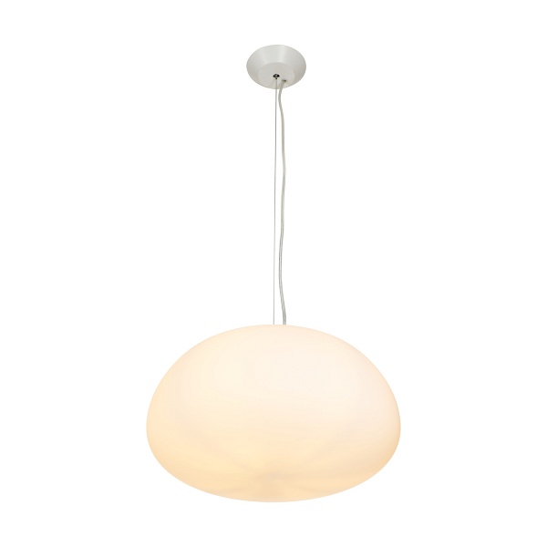 Lampa wisząca LUCIDUM FLAT biała 40 cm Step Into Design