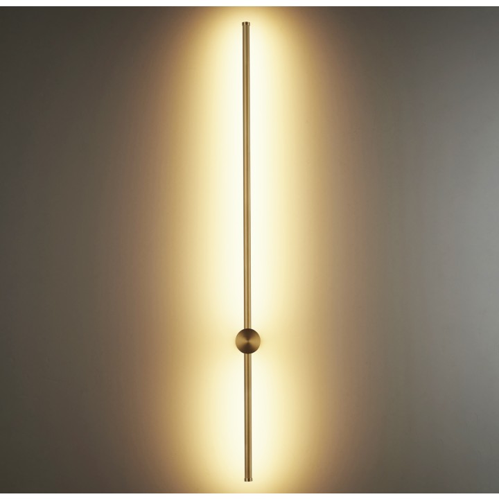 Lampa ścienna SPARO 100 cm złoty szczotkowany Step Into Design