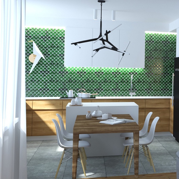 Lampa wisząca STICKS-6 czarna Step Into Design