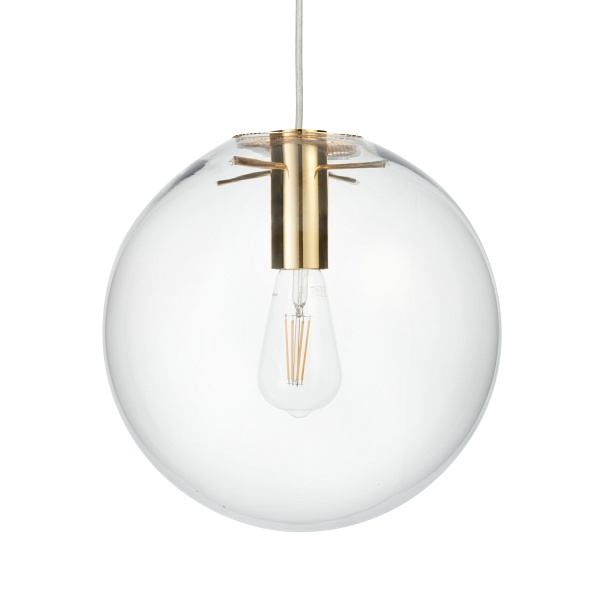 Lampa wisząca TONDA złota 30 cm Step Into Design