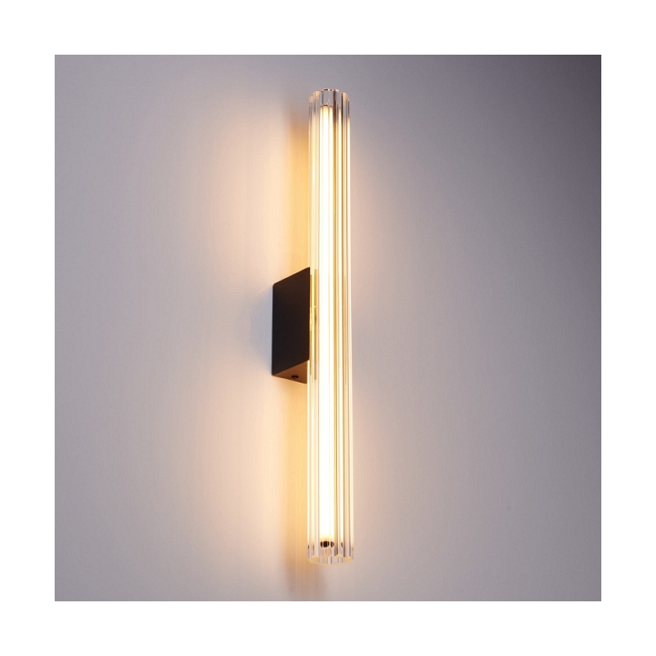 Lampa ścienna VERTI 50 cm - LED, kinkiet liniowy, transparentny - Step Into Design