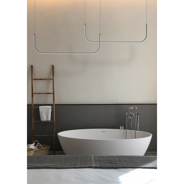 Lampa wisząca MINIMA-2 led czarna 120 cm Step Into Design