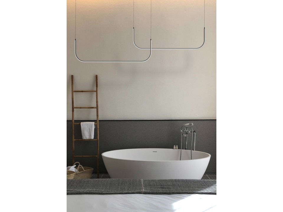 Lampa wisząca MINIMA-1 LED czarna 80 cm Step Into Design