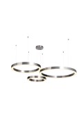Lampa wisząca CIRCLE 40+60+80 LED nikiel na 1 podsufitce Step Into Design