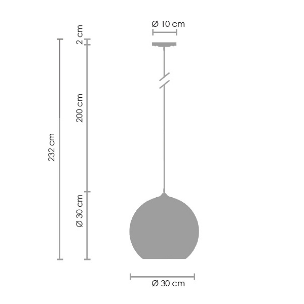 Lampa wisząca MIRROR GLOW - M złota 30 cm Step Into Design