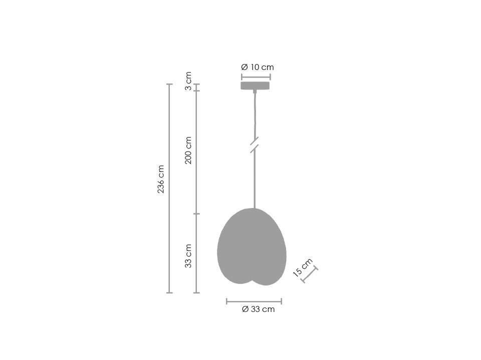 Lampa wisząca PILLS L biała 33 cm Step Into Design