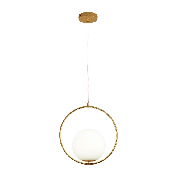 Lampa wisząca COSTA ROUND 35 cm, złota Step Into Design