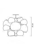 Lampa wisząca ASTRONOMY-11 czarna 55 cm Step Into Design