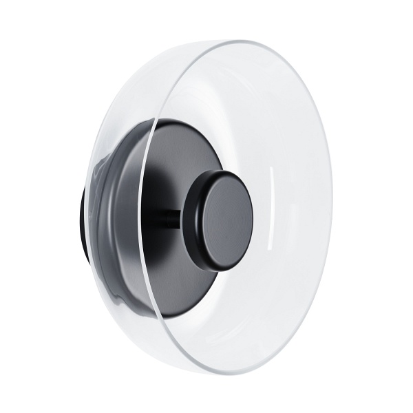 Lampa ścienna DISCO LED czarna 23 cm Step Into Design