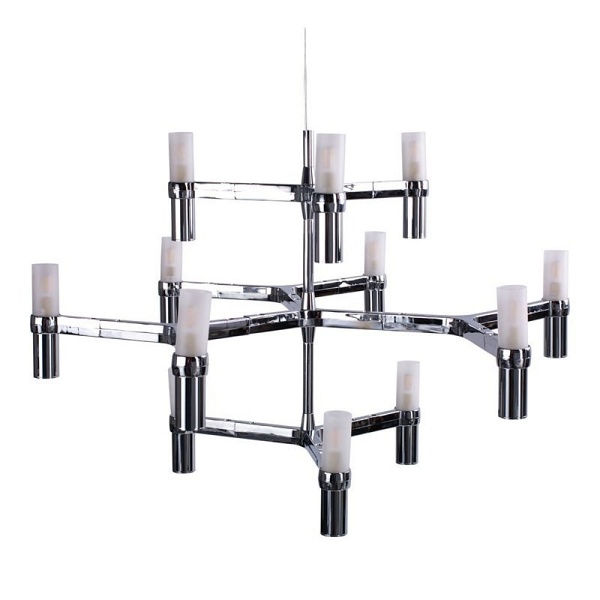 Lampa wisząca CANDLES-12A chrom 75 cm Step Into Design