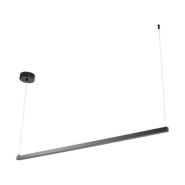 Lampa wisząca BEAM-120 LED - czarna oprawa liniowa Step Into Design