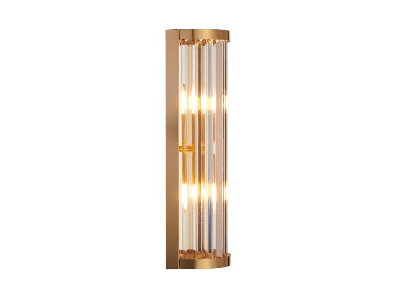 Lampa ścienna EXELLENT kryształowa złota 45 cm Step Into Design