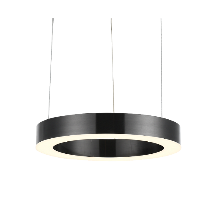 Lampa wisząca CIRCLE 40 LED tytanowa 40 cm - Step Into Design