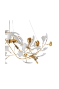 Lampa wisząca BOTANIKA GOLD 100 cm - złota, G9, regulowana, designerska - Step Into Design