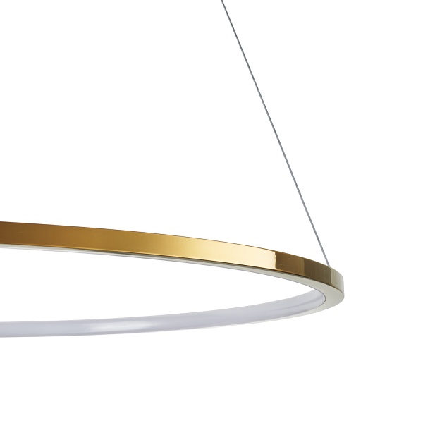 Lampa wisząca CIRCLE SLIM 80 LED złoty 80 cm Step Into Design