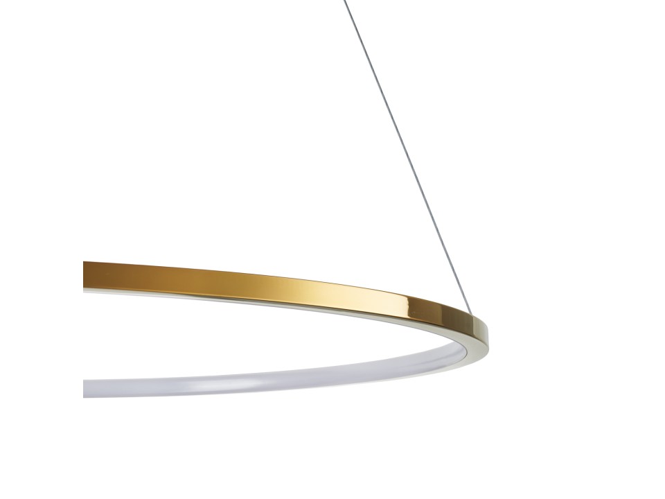 Lampa wisząca CIRCLE SLIM 80 LED złoty 80 cm Step Into Design