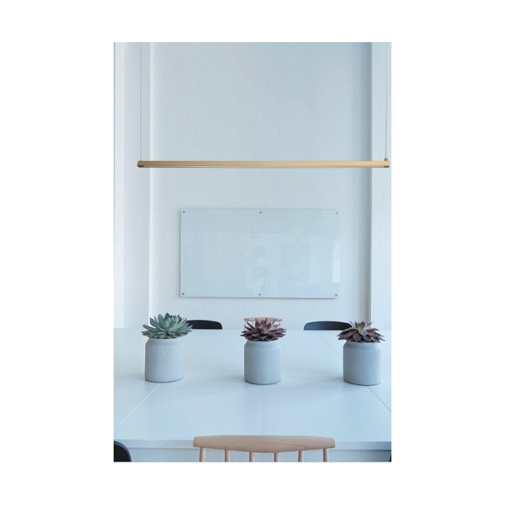 Lampa wisząca BEAM-80 LED - złota oprawa liniowa 4000K - Step Into Design