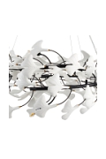 Lampa wisząca BOTANIKA 80 cm -czarna, G9, regulowana, designerska - Step Into Design