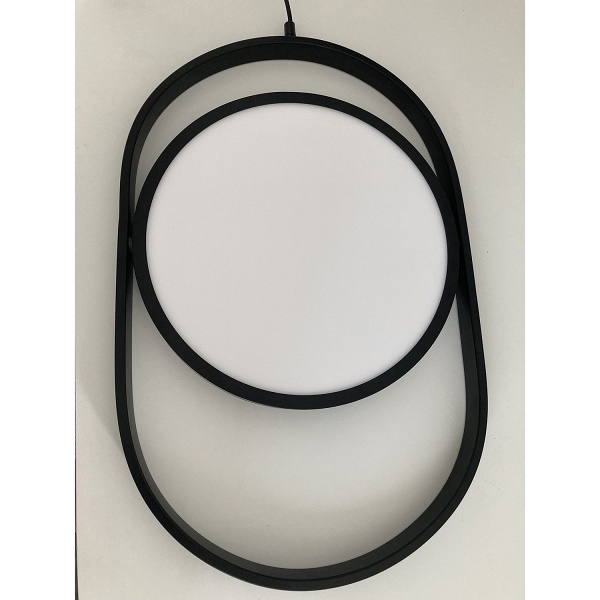 Lampa wisząca ELIPSE L LED czarna 65 cm Step Into Design