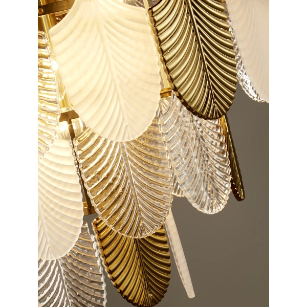 Lampa wisząca SECRET biało złota 80 cm Step Into Design