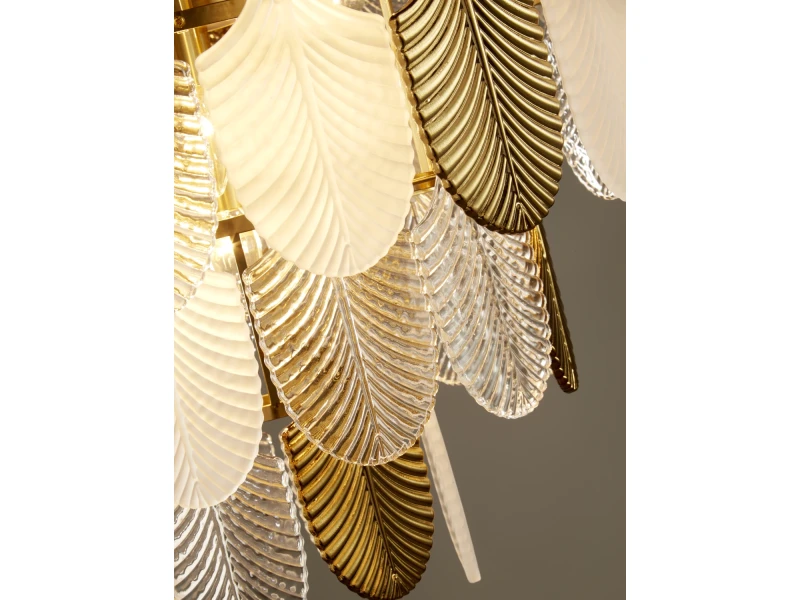 Lampa wisząca SECRET biało złota 80 cm Step Into Design