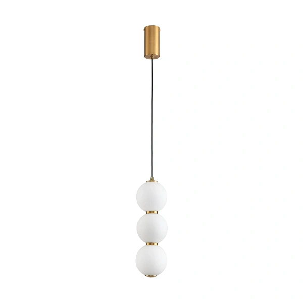 Lampa wisząca PERLA LED białe kule 12 cm Step Into Design