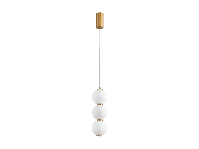 Lampa wisząca PERLA LED białe kule 12 cm Step Into Design