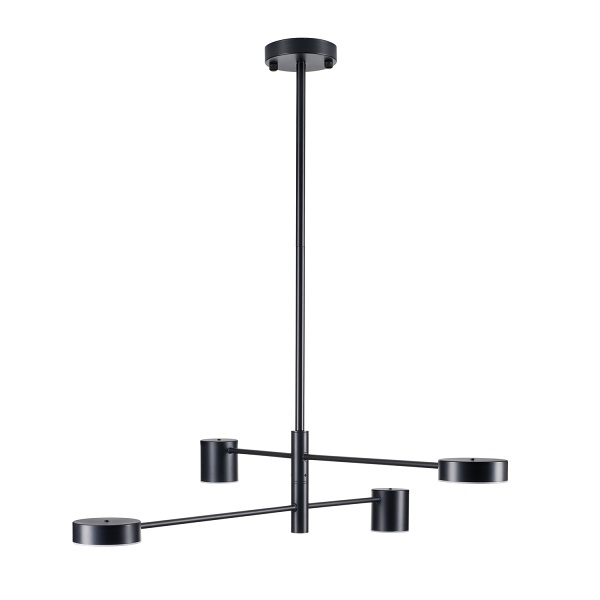 Lampa wisząca CLEX - 4P LED czarna 100 cm Step Into Design