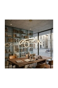 Lampa wisząca FANTASIA ROUND LED złota 60 cm - Step Into Design