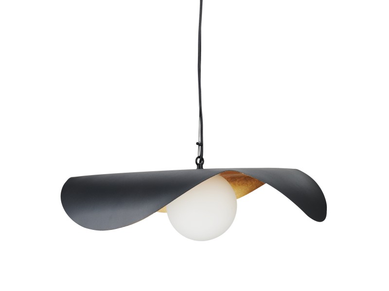 Lampa wisząca ENZO czarno złota 60 cm Step Into Design
