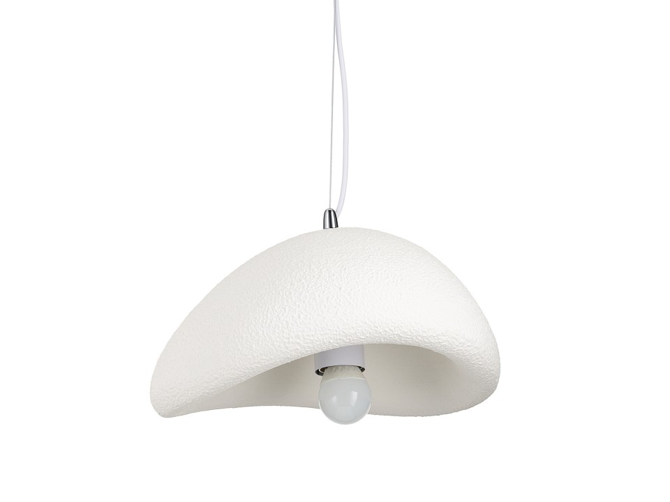 Lampa wisząca STONE biała 30 cm Step Into Design