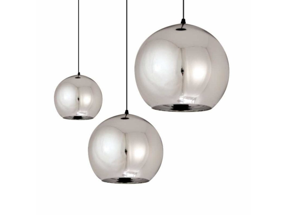 Lampa wisząca MIRROR GLOW - S chrom 25 cm Step Into Design