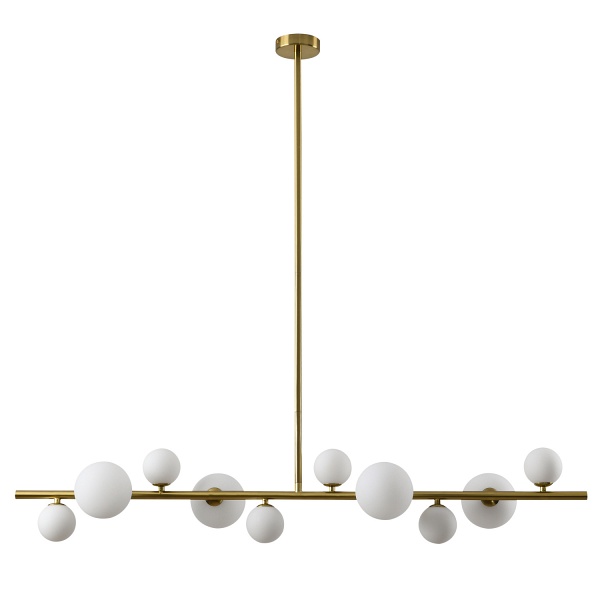 Lampa wisząca MILKY DROP złota 120 cm Step Into Design