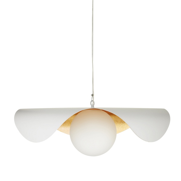 Lampa wisząca ENZO 60 cm - biało złota Step Into Design