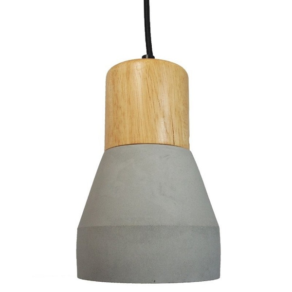 Lampa wisząca CONCRETE szary beton 12 cm Step Into Design