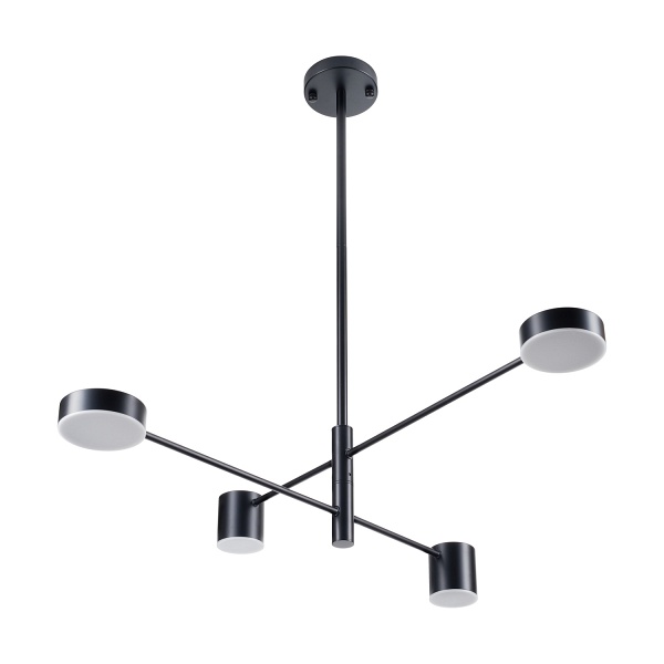 Lampa wisząca CLEX - 4P LED czarna 100 cm Step Into Design