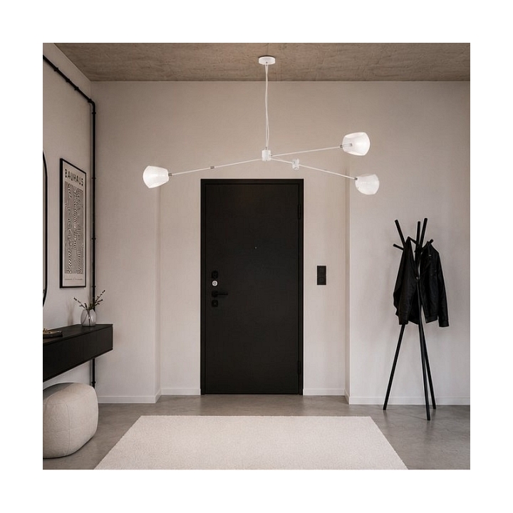 Lampa wisząca ASTRONOMY-3, 175 cm - biała - Step Into Design