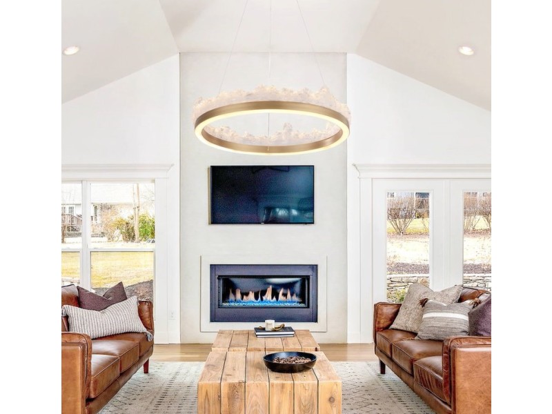 Lampa wisząca MONTANA LED złota 60 cm Step Into Design