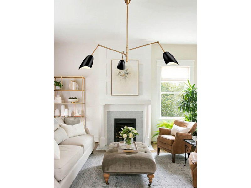 Lampa wisząca RAGNO czarna 150 cm Step Into Design