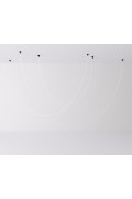 Lampa wisząca SNAKE LED wąż ledowy czarna 300 cm Step Into Design