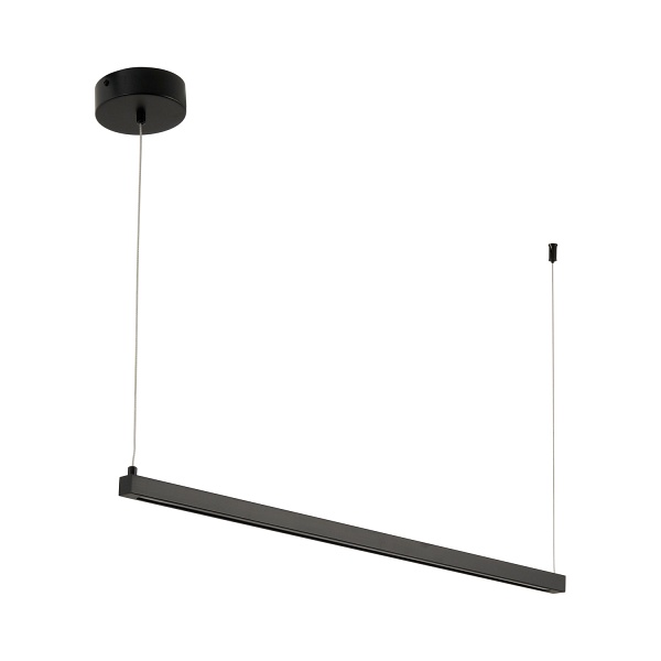 Lampa wisząca BEAM-80 LED - czarna oprawa liniowa Step Into Design