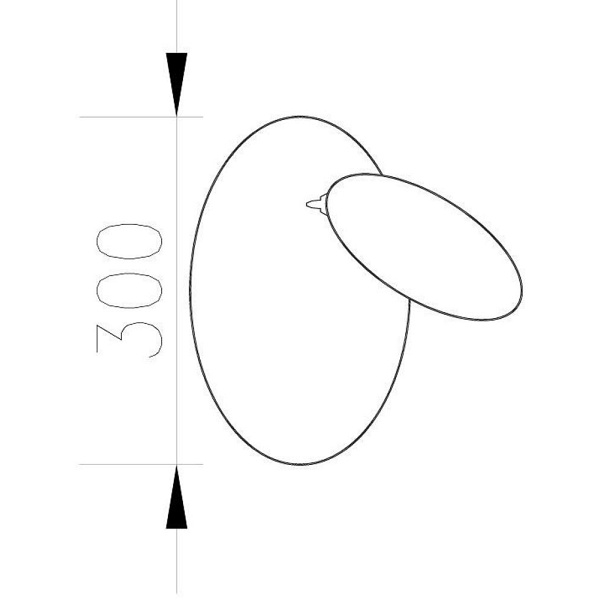 Lampa ścienna PILLS biała 30 cm Step Into Design